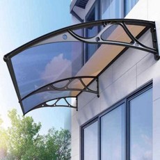 스카이 어닝 투명 비막이 알루미늄 레인커버 처마, 80x100