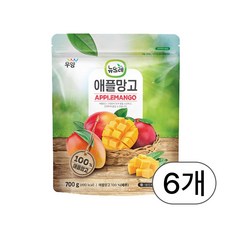 뉴뜨레 냉동 애플망고 1kg 페루산, 6개
