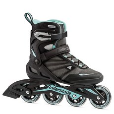 Rollerblade Zetrablade 여성용 성인 피트니스 인라인 스케이트 블랙/라이트 블루 250mm 102848, 9