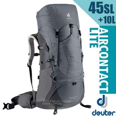 【Deuter】Aircontact Lite 登山背包 45+10SL 輕量化透氣後背包 3340421