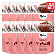 한성기업 한끼애 연근조림, 150g, 10개