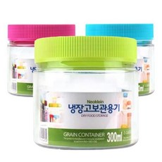 원형 냉장고 보관용기 300ml 냉장고정리, 본상품선택, 1개