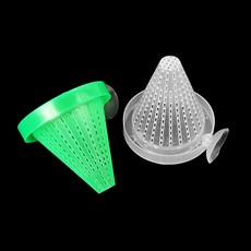 TW 어항 피딩컵 수족관 급여 먹이컵 수조 흡착식, 화이트, 1개