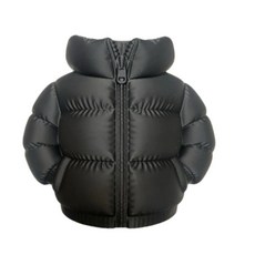 2026 신학기 인싸템 3D 입체 패딩 연필꽂이 특이한 디자인 데스크테리어 문구 친구 선물, 1개, 블랙