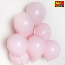 파티짱 스탠다드 파스텔 매트 풍선 국산 50개 100개 네오텍스 재미벌룬, 네오_30cm 매트핑크(50개)