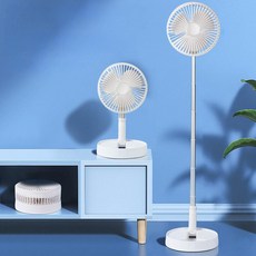 애띠앙 안테나 7단 높이조절 탁상용 선풍기 접이식 폴딩팬, 화이트