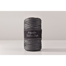 2.5mm 소프트 폴리에스터 텍스쳐 코드 300g 뜨개실 네트백 부드러운 코바늘실 마크라메 재료, 41. Dark Gray