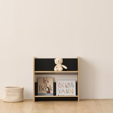 토리 마이북 2단 와이드 오픈책장 전면책장, 토리 마이북 2단 와이드 오픈책장 블랙