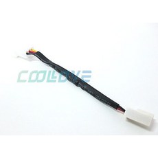 小白的生活工場 12V風扇降壓線 3PIN公對母可測速 電阻型降低50%風扇轉速, 1個