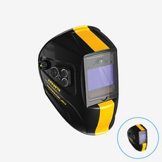 트루컬러작업보호용접면 LED내장안면보호자동용접면 고속반응산업용 15L 100x67mm