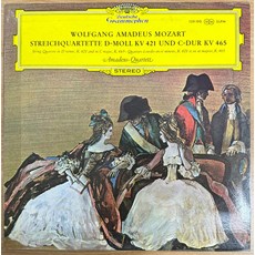 중고LP) Mozart -String Quartets D minor KV 421/465 (모짜르트/아마데우스현악4중주단)(자켓EX+/음반NM)
