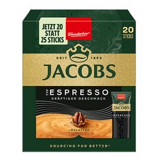 야콥스 인스턴트 커피 에스프레소 20개입, 1개, 25개입