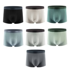 핑크프랑 남성 순면 골지 도로즈 사각팬티 7종 세트