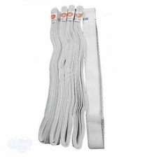 면고무줄 24골 5개 납작고무밴드, 백색 24골 250cm 5개