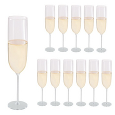 생활을그리다 플라스틱 일회용 샴페인잔, 150ml, 12개