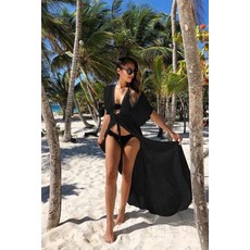 비치로브 커버업 가디건 여성 비치웨어 휴가룩 로브 R55