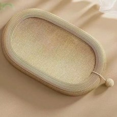 【開發票/統編】劍麻盆貓抓板貓窩一體 - 耐磨貓爪板 環形磨爪神器 加厚劍麻繩編織 防滑底座960112, 1個, 55cm劍麻貓抓板