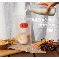 꼬숩네 간편해서 더좋은 무설탕 국산 오곡 미숫가루 포켓팩, 14개, 30g