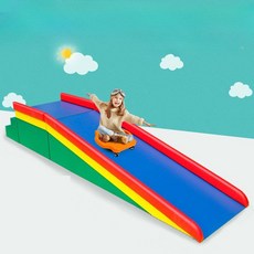 쿠션 미끄럼틀 어린이집 유치원 슬라이딩 놀이 감각 훈련, 대형 슬라이드, 1개