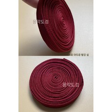 마이바이 사무라이 검 칼집 무사 검집 끈 칼자루 손잡이 미터 핸들 목검 로프, 레드 실크 4m26cm, No. 04 다크 레드 실크, 1개