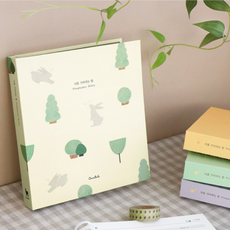 [주수스티커/수유일지 포함] 미리브 출산 아기 초음파앨범, 01 아이보리