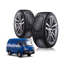 딜온 설치가 필요없는 초간편 접착식 자동차 스노우체인