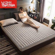 타타미 바닥 부드럽고 편안한 콩 섬유 매트 학생 기숙사 싱글 가정용 두꺼운 따뜻한 더블 침대