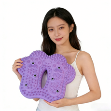 무소음 가정용 발바닥 에어 지압스텝퍼, 퍼플