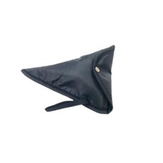 (老羊樂器店) 12孔 AC中音陶笛防摔包 鋪棉黑色 輕撥水, 1個, 12孔中音陶笛防摔包