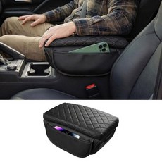 224067 Shademax 맞춤형 2024 2025 토요타 타코마 센터 콘솔 커버 팔걸이 액세서리 2026 쿠션 패드 가죽 중간 뚜껑 시트 박스 프로텍터 긁힘 방지, for 2024 2025 Toyota Tacoma