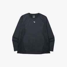디아도라 벤트플로우 러닝 긴팔 티셔츠 DARK GREY