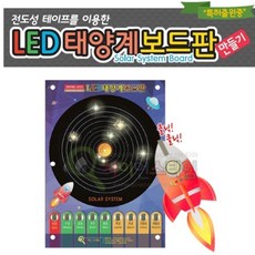 커넥 LED 태양계 보드판 만들기, 단품
