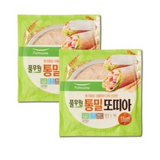 풀무원 통밀 또띠아 15cm 6개입 150g 아이스박스 포장, 2개