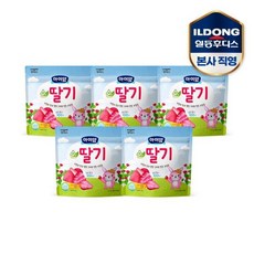 일동후디스 주 아이얌 동결건조 과일칩 순딸기 12g 5개, 일동후디스 주 아이얌 동결건조 과일칩 순딸기 12g 5