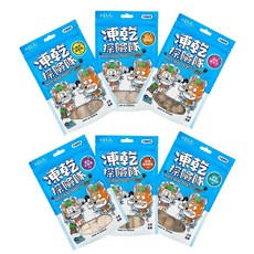 可蒂毛毛 凍乾探險隊20 35G 隨機混搭組 狗狗零食 多口味 方便餵食, 1個, 255混搭六包