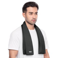 GOT Sports 쿨링 타월 (3팩 101.6cm x 30.5cm(40 12인치)) - 즉각적인 넥 및 페이스 랩 체육관 운동 달리기 극심한 열을 위한 스웨트 (야구, 블랙