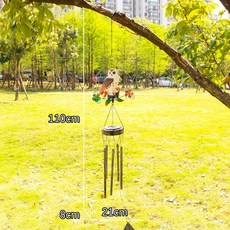 戶外太陽能貓頭鷹風鈴裝飾品, 貓頭鷹風鈴 太陽能