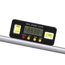 야토 미니 디지털 수평계 전자 레벨 각도기 각도측정기 4면측정 자석탑재, 1개