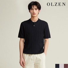 올젠 헨리넥 반팔 니트 (ZOD2ER1310)