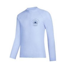 [백화점 정품] 레노마수영복 여름 휴가를 위한 남성 수영복 썬 래쉬가드 상의 그레이블루