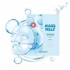 토니모리 마스크 멜트 하이 오버 페이스 에센스 라이스 1매, 6 PDRN Hydrating Vegan Banana