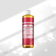닥터브로너스 퓨어 캐스틸 솝 로즈, 1개, 475ml