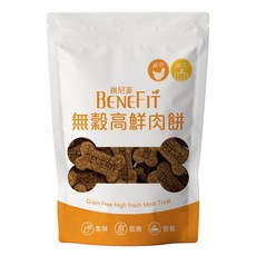 斑尼菲 無穀高鮮肉餅 大骨頭造型 南瓜 蔓越莓 花生 雞肉 狗零食 狗餅乾 150G, 1個