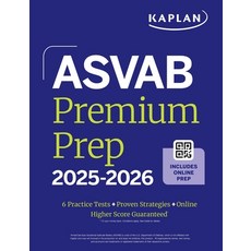 (영문도서) ASVAB Premium Prep 2025-2026 Paperback, Kaplan Publishing, English, 9781506297187