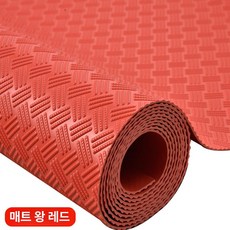 철판무늬 고무판 깔판 마닥판 패드 작업장 매트 덮개 논슬립 주방 바닥 하수구 발판 방진판, 레드 0.9m, 1개