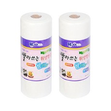 빨아쓰는 위생행주 웰크리너 롤형, 42개, 2개