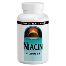 SOURCE NATURALS 菸酸維他命B-3錠 100mg, 1個, 250 件
