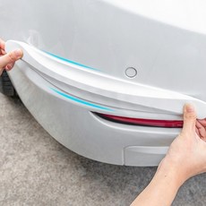 차량용 범퍼보호 가드 문콕방지 스크래치차단 주차 안전 코너 차체보호 스티커, 1개, 범퍼가드 일반형_그레이