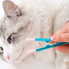 더가몽 고양이 눈꼽 제거 빗 반려동물얼룩청소