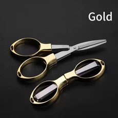 LINNHUE 스피닝 낚시 릴 1000-4000 예비 핸들 중공 그립 알루미늄 합금 접이식 여러 색상, 01 Golden